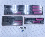 Snap-on Tools Usa New 8PC Electric Pink Striking Prybar / Chisel Scraper Sets. Fixed Price $749.95.