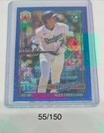 Alex Freeland 2026 Topps Series One 1991 Chrome Mojo Blue Rc /150 #91C-56. Fixed Price $15.99.