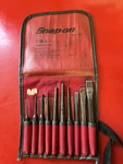 Snap-on Tools PPC710BK Usa 11 Piece Punch And Chisel Set W/ Kit Bag. Fixed Price $145.00.