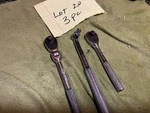 3 Mac Tools MR5F 1/4" Drive Flex Head Ratchet M6F Breaker. Fixed Price $99.00.