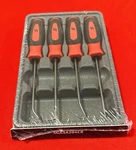 Snap On Tools Mini Soft Grip Pic 4 Pieces Set Red New. Fixed Price $69.99.