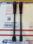 Matco SP223 & SP226 3/4 Maroon Handle 12" Long Carbon Gasket Scrapers. Fixed Price $42.99.