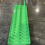 Snap On KA383METGN 3/8 Metric Post Row Socket Tray Green. Fixed Price $61.95.
