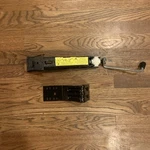 Oem Bmw Z3 Emergency Roadside Jack With Crank Handle Folding Wheel Chock.. Fixed Price $75.00.