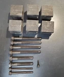 Kent-moore EN-48536 Engine Cradle Lowering Kit Adapters, Set Of Six With Bolts. Fixed Price $50.00.