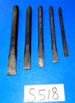 Matco Tools Piece Chisel Set 5/16 5/8. Fixed Price $140.00.