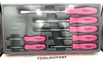 Snap SDDX70A Ep 7PC Pink Hard Handle Combination Screwdriver Set New Usa Tool. Fixed Price $305.96.