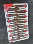 For Snap PPCSGL714R Soft Grip Long Punch And Chisel Set Red Sealed. Fixed Price $415.00.