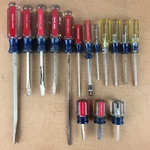 Of 15 Vintage Craftsman Screwdrivers Flat Slotted Phillips Usa Various Sizes. Fixed Price $54.99.