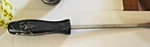 Snap-on SDD48 Black Hard Handle Flat Blade Screwdriver 13 1/2" Long. HT#430. Fixed Price $15.95.