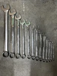 Snap-on 13 Pc 12-POINT Metric Flank Drive Plus Combination Wrench Set. Fixed Price $404.96.