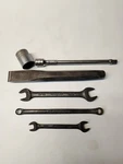 Snap-on Tools Lot Of 6. Wrenches, Chisel, 1/2" Socket, 3/8" Extension.. Fixed Price $109.99.