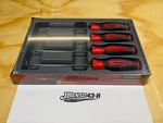 Snap-on Tools Usa New 4PC Red Soft Grip Heavy-duty Pick Set SGLASA604BR. Fixed Price $129.95.