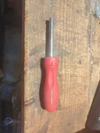 Craftsman Tools 47144 Wf Red Handle Magnetic Ratcheting 1/4" Screwdriver. Fixed Price $55.00.