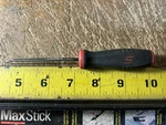 Snap On Tools Usa SG3ASH45B Red Soft Grip Angled Pick. Fixed Price $10.00.