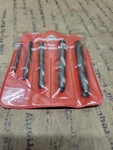 Snap-on 5PC Left Hand Drill Bit Set Dbls 105 Original Red Pouch Excellent. Fixed Price $79.99.