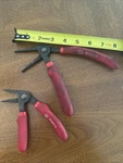Mac Tools Pair Spring Loaded Pistol Grip Needle Nose Pliers. Small And Medium.. Fixed Price $28.00.