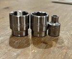 Mac Tools: Usa 6-POINT Socket Lot 1/4 & 13/16 3/4. Total.. Fixed Price $40.00.