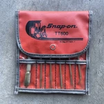 Snap On Usa 6PC Terminal Set Kit TT600 Black Hard Grip Vintage Euc. Fixed Price $79.95.