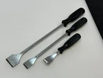 Snap-on Tools Usa 3PC Gasket Scraper Set, Black Hard Handle, CSA14, CSA12, CSA8. Fixed Price $93.09.