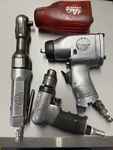 Mac-tool Pneumatic AW135 Impact ,3/8 Air Ratchet 1/4 Drill AD1400. Fixed Price $120.00.