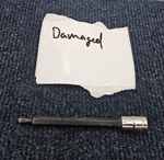 Blue-point BLPTL1415T 1/4" Drive T15 Tamper-resistant Long Bit Socket Damaged. Fixed Price $19.99.