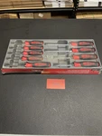 Snap-on Tools New 9PC Red Soft Grip T8 T45 Torx Screwdriver Set SGDTX90BR. Fixed Price $220.00.