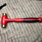 Like New Snap-on HBBT32 32OZ/907G Soft Grip Bronze Tip Hammer Unused. Fixed Price $200.00.