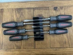 Snap-on Tools Combination Screwdriver Set Dark Titanium Soft Grip SGDX60. Fixed Price $140.00.