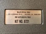 Miller Special Kit 8721 Oem Chrysler Dodge Jeep Service Set Complete. Fixed Price $128.10.