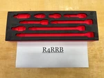 Snap-on Tools Red Foam Organizer Tray For 9PC 3/8" Drive Extension Adapter Set. Fixed Price $149.95.