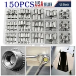 150PCS Rivet Flat Head Threaded Insert Stainless Steel Nutsert Set Kit. Fixed Price $21.92.