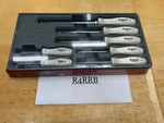 Snap-on Tools Usa New Nos 7PC Pearl White Hard Handle Screwdriver Set SDDX70APW. Fixed Price $349.95.