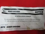 Nos Kent-moore J-41558-10UPD Gear Remover Adapter Bolts. Fixed Price $16.95.