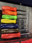 Snap On Tools NDD1070 Pc Sae Nut Driver Set 1/4"-1/2". Fixed Price $200.93.