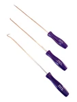 Snap Usa 3 Piece New Purple Long Mini Hard Handle Awl Hook Pick Set Rare. Fixed Price $199.95.