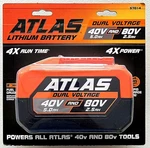 Atlas 80V 2.5 Ah And 40V 5.0 Lithium-ion Battery High Performance. Fixed Price $166.91.