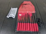 #BG615 Snap-on Tools PPC710BK Usa New 11 Piece Punch And Chisel Set W/ Kit Bag. Fixed Price $174.95.