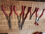 4PC Mac Tool Cutter, Long Needle Nose Pliers Hose Grip Set W/ Bonus Plug Wire. Fixed Price $103.98.