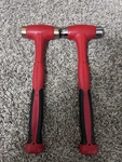 Two Snap On 16 Oz Ball Peen Soft Grip Dead Blow Hammer.. Fixed Price $165.00.