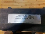 Kent Moore J 38621 3.4 Liter V6 Dual Overhead Cam Engine Special Service Tool. Fixed Price $72.58.