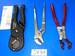 Snap-on & Blue-point Tools 3 Piece Vacuum Grip, Multi Cutter, Spark Plug Pliers. Fixed Price $120.00.