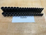 Snap-on Tools New 1/2 Drive Metric 10-27MM Shallow & Deep 36PC Impact Socket Set. Fixed Price $1249.95.