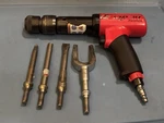 Snap-on Tools Usa Red Super-duty Air Hammer (2500BPM) PH3050BR And Chisel. Fixed Price $450.00.