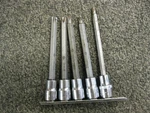 Matco SBP5TXL 3/8" Piece Long Torx Bit Driver Set. Fixed Price $50.00.