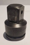 Matco Tools DP2432B 3/4" Female 1" Drive Pinless Impact Adapter. Fixed Price $40.00.