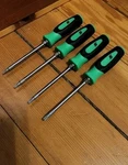 New Snap-on SGTX40BG 4-PC Green Mini Torx Screwdriver Set. Fixed Price $62.47.