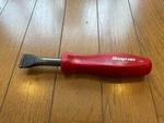 Snap-on CSSD1 Red Hard Handle 8" Heavy-duty Carbide Scraper Unused. Fixed Price $110.00.