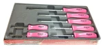 New Snap-on Pearl Pink Hard Handled 7-PIECE Screwdriver Set SDDX70APP. Fixed Price $263.99.