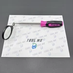 Snap-on Tools New Telescoping Electric Pink Soft Grip Inspection Mirror PTMR0EP. Fixed Price $149.95.